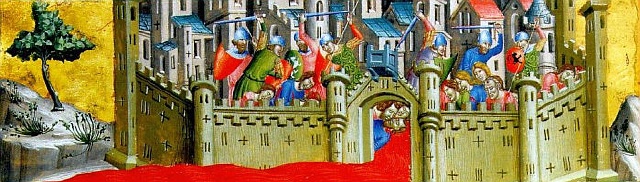 Kreuzfahrer in der Schlacht von Jerusalem