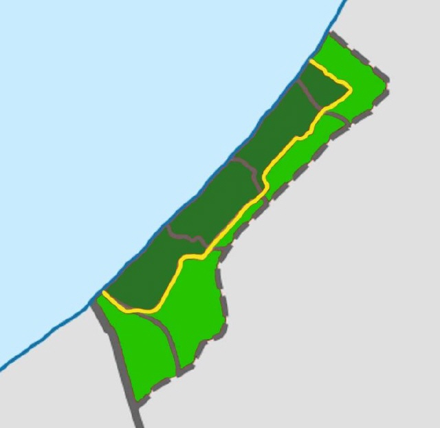 Gazastreifen - Yellow Line