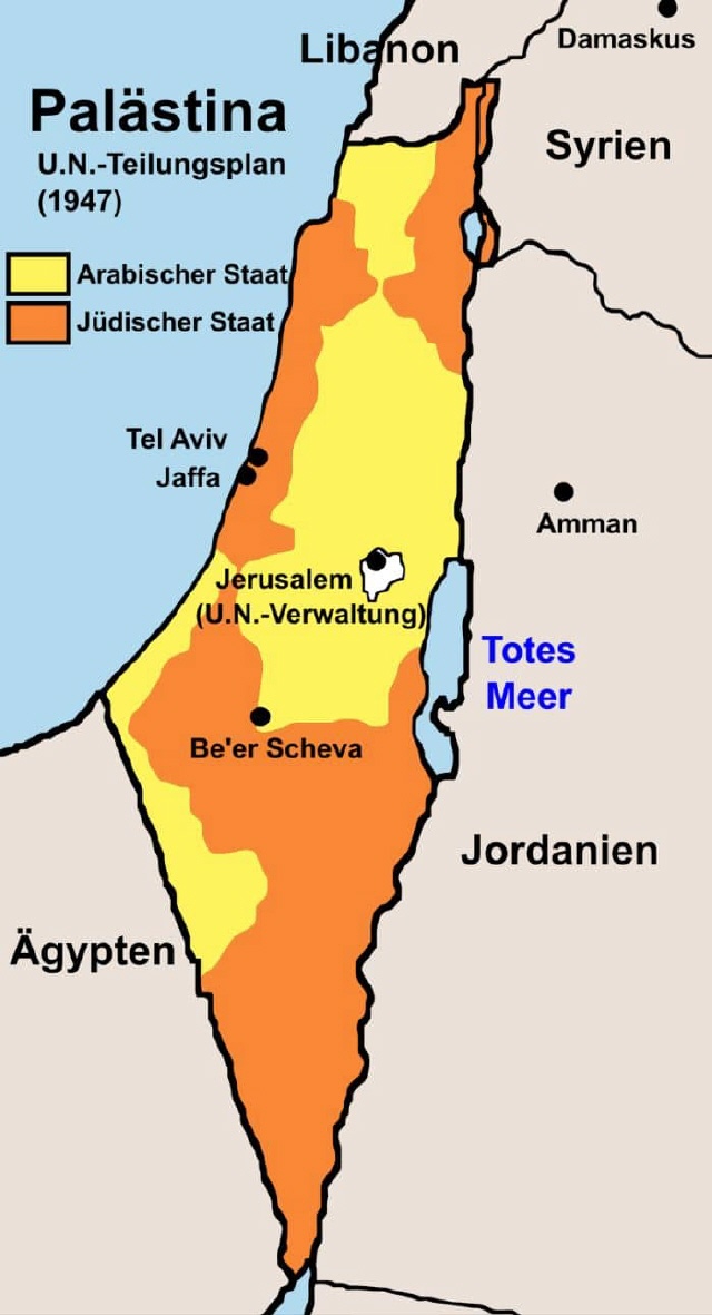 Israel - Teilungsplan